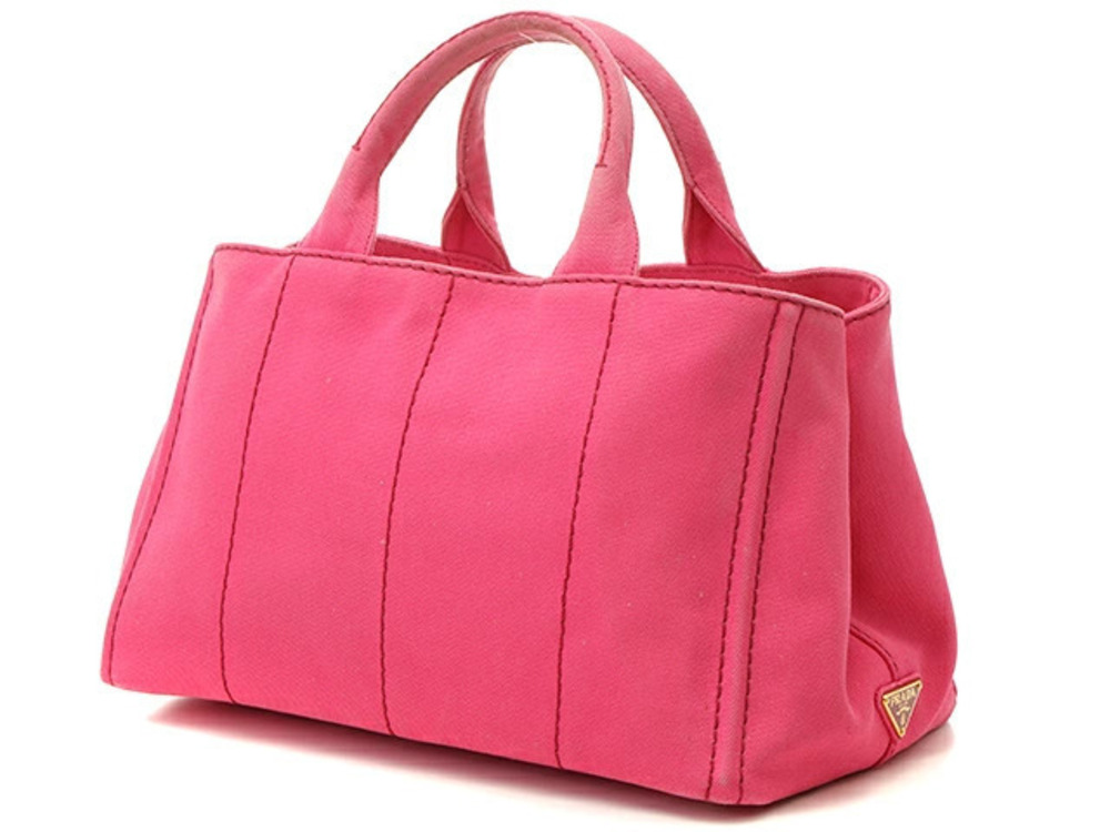 Prada pink bag shoulder canvas Canapa Pink